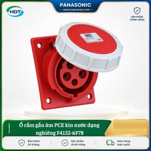Ổ cắm gắn âm PCE kín nước dạng nghiêng F4132-6F78