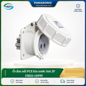 Ổ cắm nối PCE kín nước 16A 2P F3822-10F9V