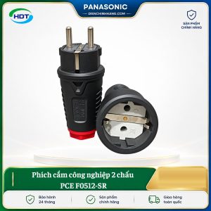 Phích cắm công nghiệp 2 chấu PCE F0512-SR
