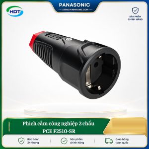Phích cắm công nghiệp 2 chấu PCE F2510-SR