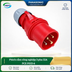 Phích cắm công nghiệp 3 pha 32A PCE F023-6