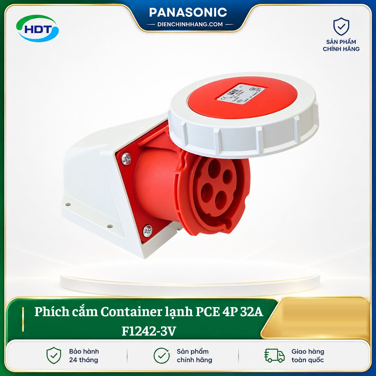 Phích cắm Container lạnh PCE 4P 32A F1242-3V