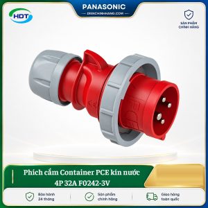 Phích cắm Container PCE kín nước 4P 32A F0242-3V
