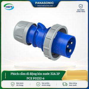 Phích cắm di động kín nước 32A 3P PCE F0232-6