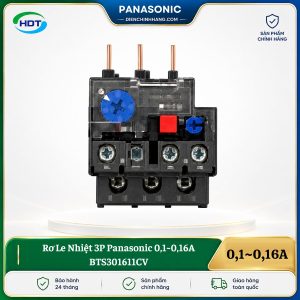 Rơ Le Nhiệt 3P Panasonic 0,1~0,16A BTS301611CV